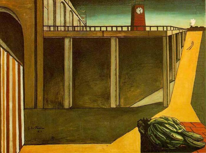 giorgio de chirico Gare Montparnasse china oil painting image